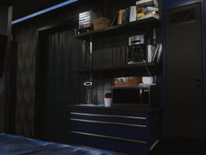 해커 은신처 3D 모델