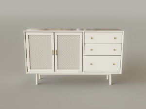 Accent Cabinet 3D 模型