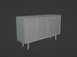 Accent Cabinet 3D 模型