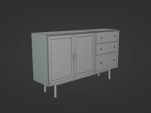 Accent Cabinet 3D Model