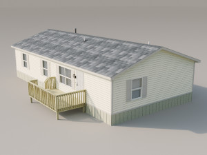 Trailer Houses 3D Модель