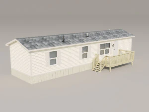 Trailer Houses 3D Model