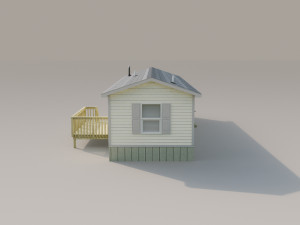 Trailer Houses 3D Модель