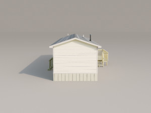Trailer Houses 3D Модель