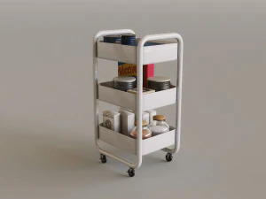 Utility Cart 3D Model