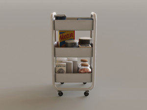 Utility Cart Model 3D