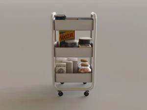Utility Cart 3D Model