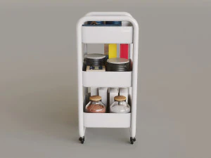 Utility Cart 3D Model