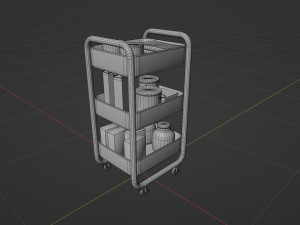 Utility Cart Model 3D