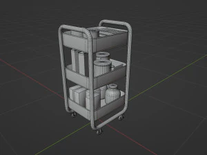 Utility Cart 3D Model