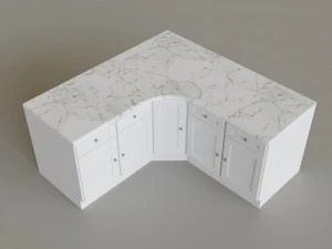 Kitchen Countertop Set 3D Model