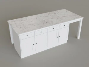 Kitchen Countertop Set 3D Model