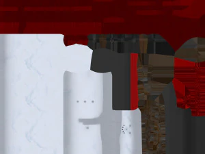 Snowman Wearing A Top Hat 3D Model