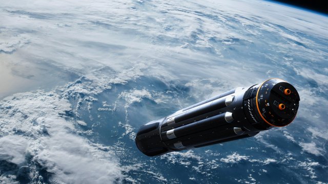 Orbital Weapon Platform 3D-Modell .c4d .max .obj .3ds .fbx .stl .blend 