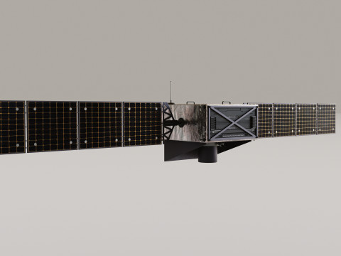 Reconnaissance Satellite Modèle 3D