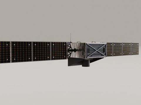 Reconnaissance Satellite 3D Model