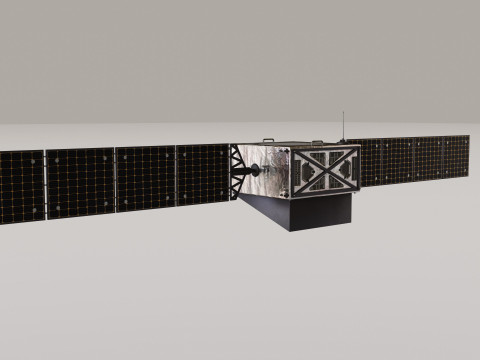 Reconnaissance Satellite Modèle 3D