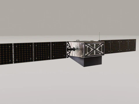 Reconnaissance Satellite 3D Model