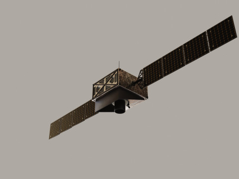Reconnaissance Satellite Modèle 3D