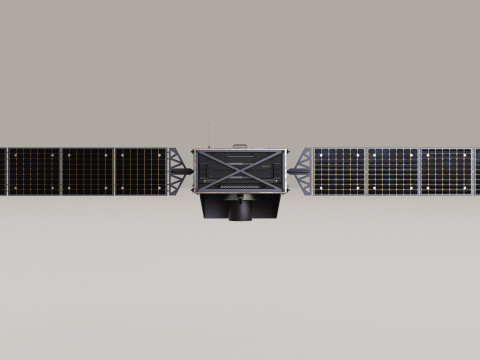 Reconnaissance Satellite Modèle 3D