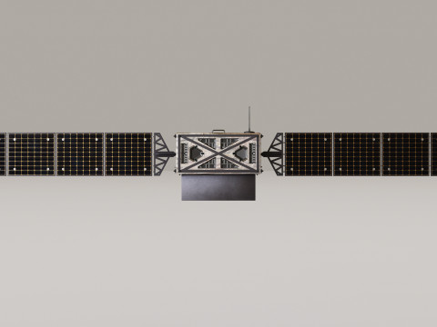 Reconnaissance Satellite Modèle 3D