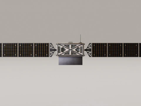 Reconnaissance Satellite 3D Model