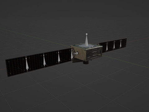 Reconnaissance Satellite Modèle 3D