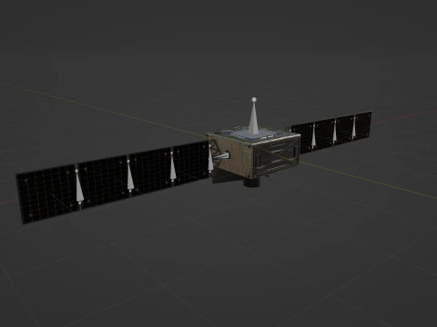 Reconnaissance Satellite 3D Model