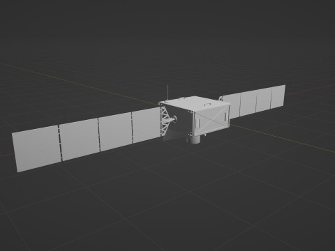 Reconnaissance Satellite Modèle 3D
