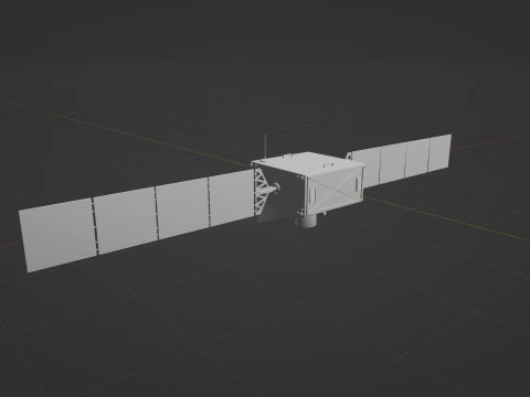 Reconnaissance Satellite 3D Model