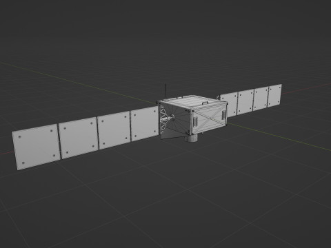 Reconnaissance Satellite Modèle 3D
