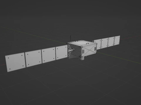 Reconnaissance Satellite 3D Model