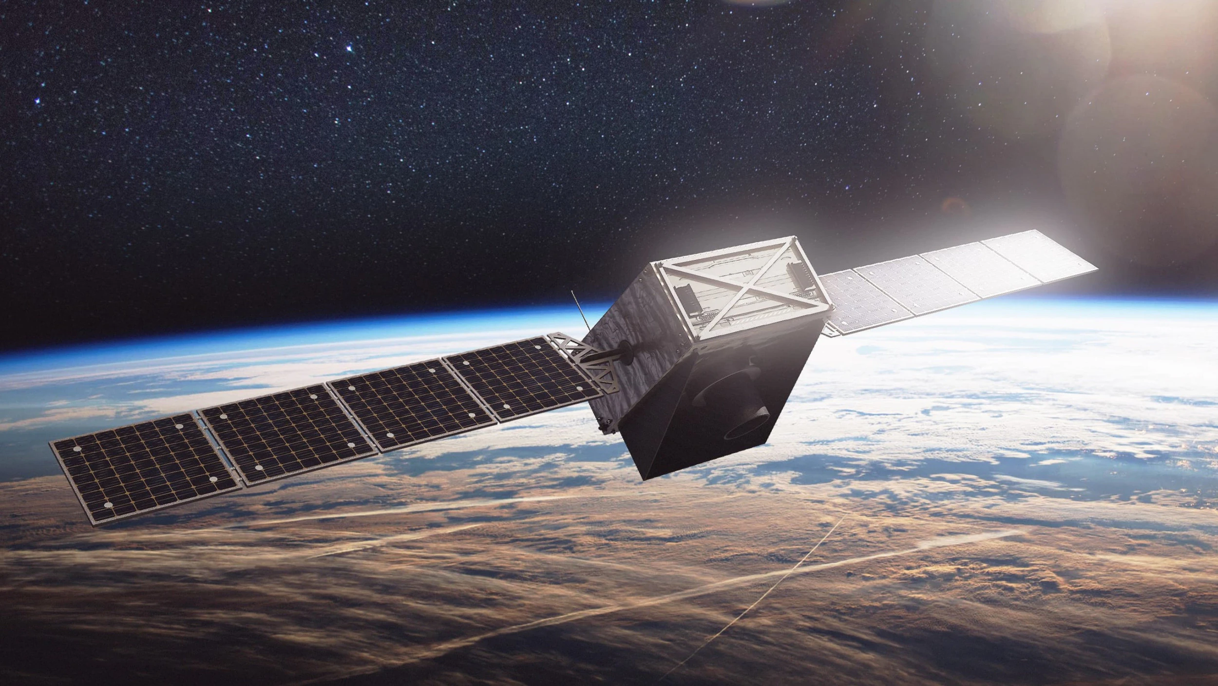 Reconnaissance Satellite 3D Model .c4d .max .obj .3ds .fbx .stl .blend 