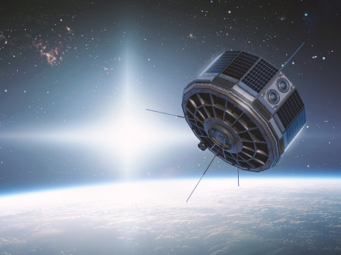 Vintage Satellite 3D Model