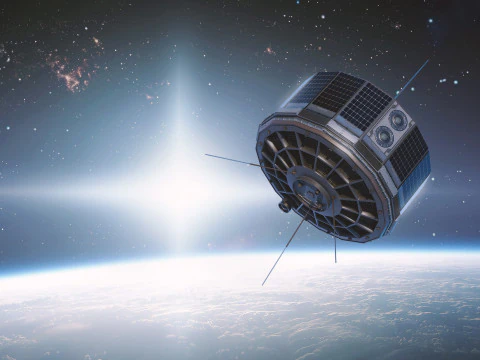 Vintage Satellite 3D Model