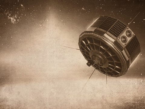 Vintage Satellite 3D Model