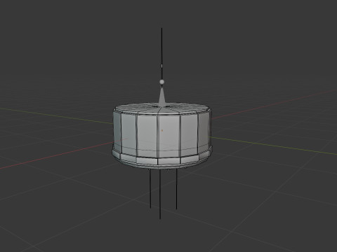 Vintage Satellite 3D Model
