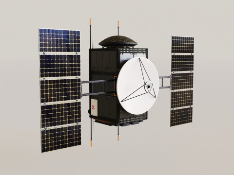 Science Probe Satellite Model 3D