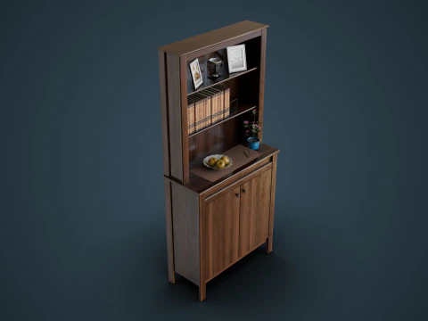 Vitrin Dolabı 3D Model