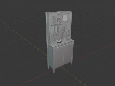 Display Cupboard 3D Modell