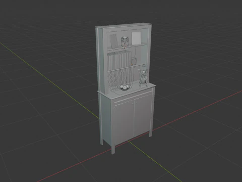 Display Cupboard 3D Model