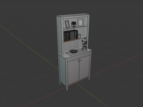 Display Cupboard 3D Modell