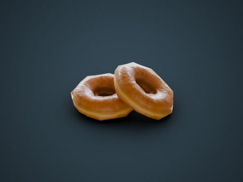 Box of Donuts Model 3D