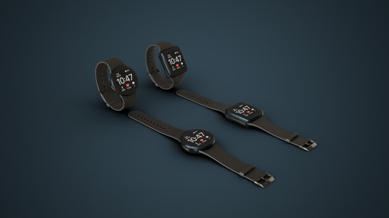 Smart Watches Modello 3D .c4d .max .obj .3ds .fbx .stl .blend