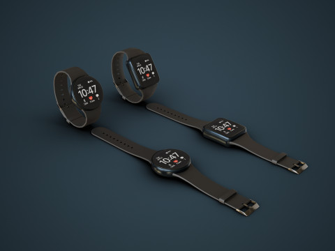 Smart Watches 3D Model