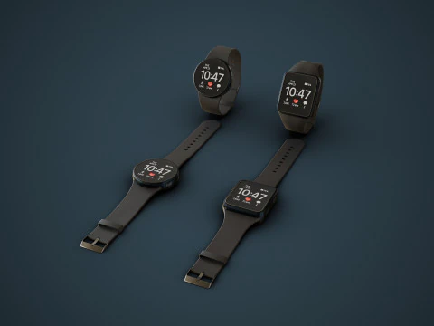 Smart Watches 3D Model