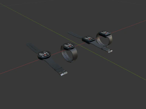 Smart Watches 3D Model