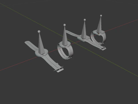 Smart Watches 3D Model