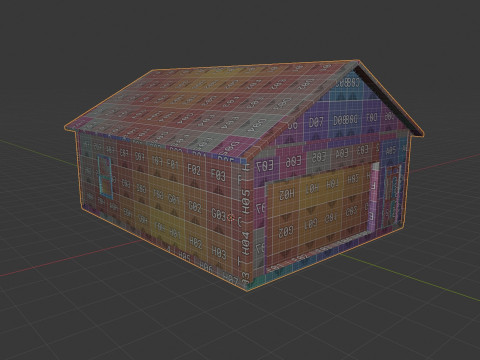 Pole Barn Garage EXTERIOR ONLY 3D मॉडल