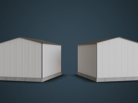 Outdoor Shed 3D Model